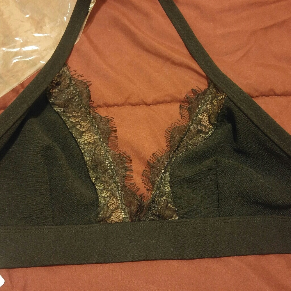 Wolf & Whistle lace cami bikini top - ASOS - Picture 6 of 7